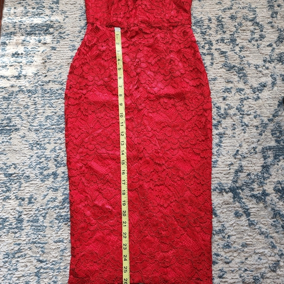 Yumi Kim Save the Date Red Lace Dress 💃 - Picture 7 of 9